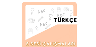 E Sesi Çalışma Sayfaları