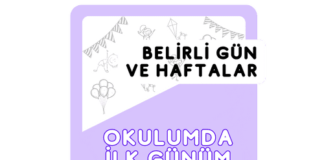 Okulumda İlk Günüm Pano Çalışmaları