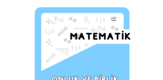 1. Sınıf Onluk ve Birlik