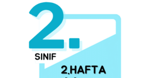 2. Sınıf 2. Hafta Çalışmaları