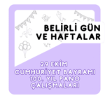 29 Ekim Pano Çalışması 100. Yıl
