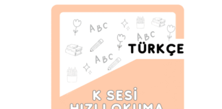 K Sesi Hızlı Okuma Metinleri