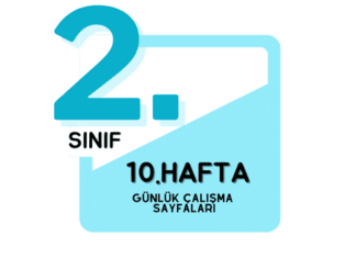 2. Sınıf 10. Hafta Çalışmaları