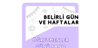 24 Kasım Pano Çalışmaları