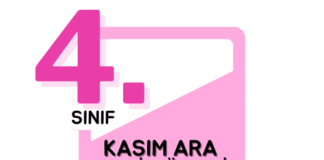 4. Sınıf Kasım Ara Tatil Ödevi