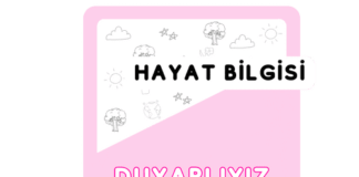 2. Sınıf Hayat Bilgisi Duyarlıyız