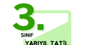 3. Sınıf Yarıyıl Tatil Ödevi