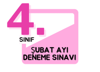 4. Sınıf Deneme Sınavı Şubat Ayı