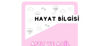 3. Sınıf Afet ve Acil Durumlar