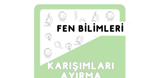 4.Sınıf Karışımları Ayrıma Yöntemleri
