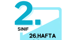 2. Sınıf 26. Hafta Çalışmaları