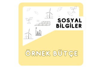 4. Sınıf Örnek Bütçe