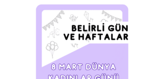 8 Mart Dünya Kadınlar Günü Pano