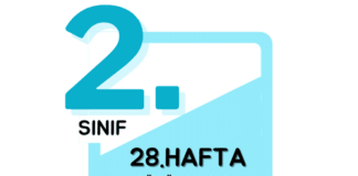 2. Sınıf 28. Hafta Çalışmaları