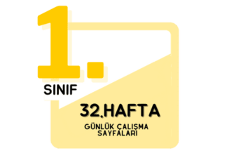 1. Sınıf 32. Hafta Çalışmaları