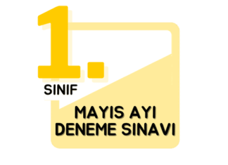 1. Sınıf Deneme Sınavı Mayıs Ayı