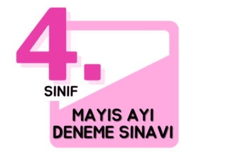 4. Sınıf Deneme Sınavı Mayıs Ayı